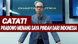 KRONOLOGI SALNG TNT4NG PENDUKUNG PRABOWO DG LEMBAGA SURVEY YUNARTO WIJAYAPINDAH NEGARAPILPRES [upl. by Cahra]