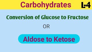 Conversion of Glucose to FructoseAldose to Ketose by Ahmar sir [upl. by Osicran754]