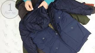 JACKETS men winter 1 Цена кг  2769 евро сток одежда оптом [upl. by Llerrah]