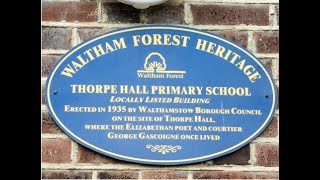 Waltham Forest History Thorpe Hall Primary School E17 4DP [upl. by Idoux3]