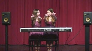 Benicia High School Talent Show  The Sparks Sisters Performing Amazing Piano Duet [upl. by Corena]