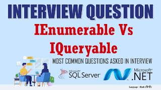 Difference between IEnumerable Vs IQueryable in Hindi [upl. by Kannan282]