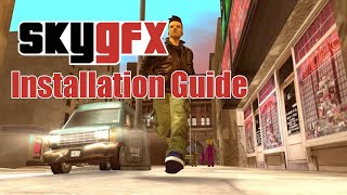 GTA 3 SkyGFX Installation Guide  PS2  PC  XBox Graphics for GTA 3 [upl. by Nawj]