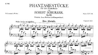 Robert Schumann Fantasiestücke Op 12 1837 [upl. by Haret836]