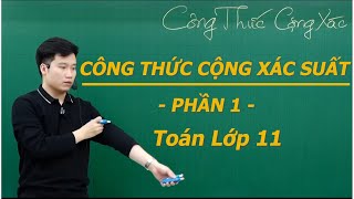 CÔNG THỨC CỘNG XÁC SUẤT PHẦN 1  Toán 11  Thầy Nguyễn Quốc Chí [upl. by Idisahc]