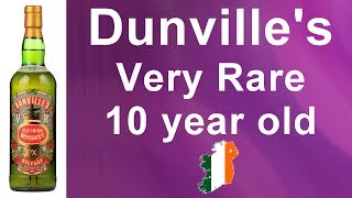 42  Dunvilles Very Old 10 Year Old Irish Whiskey Review from WhiskyJason [upl. by Neelav]