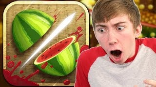 FRUIT NINJA iPhone Gameplay Video [upl. by Edyak638]