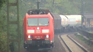 Züge bei KampBornhofen am Rhein SBB Cargo Re482 MRCE 189 185 2x 145 [upl. by Brice]