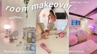 EXTREME ROOM MAKEOVER  TOUR 2023 aesteticpinterest inspired [upl. by Carla]