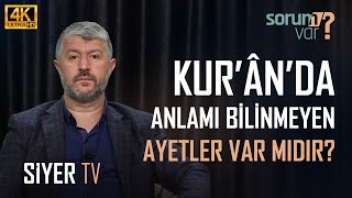 Kur’an’da Anlamı Bilinmeyen Ayetler Var mıdır  Muhammed Emin Yıldırım [upl. by The902]