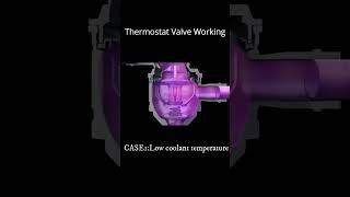 Thermostat valve working on car shortsvideo automotive [upl. by Idzik139]