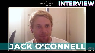 Jack OConnell talks Lady Chatterleys Lover on Netflix gushes over Emma Corrin [upl. by Kenwood]