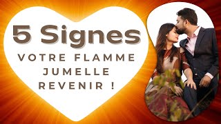 Préparezvous  5 Signes que votre Flamme Jumelle est sur le point de Revenir  💫🙏💜 [upl. by Tonkin]