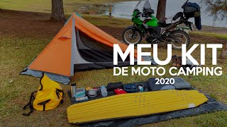 EP 46 O que eu levo para acampar Meu kit compacto de Moto Camping  Cheng NV [upl. by Strauss547]