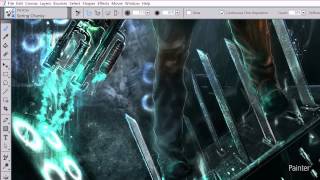 Corel Painter for Gaming Design [upl. by Ayekat]