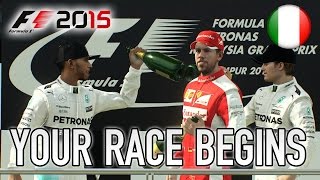 F1 2015  PS4XB1PC  Your race begins Italian Trailer [upl. by Ethban]