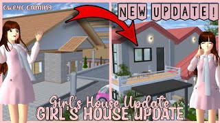 GIRL HOUSE UPDATE👸🏼🏡  Sakura School Simulator  Gweyc Gaming [upl. by Teresina]