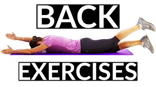 Beginners Back Exercises that Strengthen your Back [upl. by Adrianne]