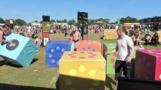 Peter Gabriel Sledgehammer dubstep Roskilde Festival 2013  MusicTiles Magic cubes [upl. by Siekram298]