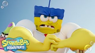 FULL EPISODE SpongeBob Throws a Super Bowl Party 🏈🎉 w Patrick  SpongeBob [upl. by Hyrup]