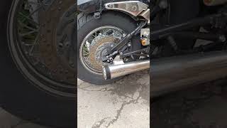 Yamaha Drag Star SuperTrapp exhaust sound [upl. by Sarat]