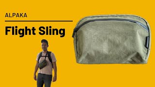 Alpaka Flight Sling Review  Minimal amp Travel Friendly Sling [upl. by Yetta]