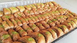 EL AÇMASI BAKLAVA TARİFİ TEK HAMURDAN ÇEŞİT ÇEŞİT [upl. by Geiss586]