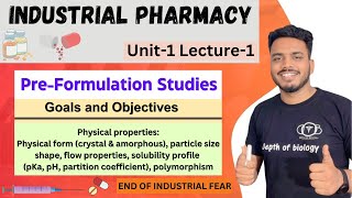 Preformulation Studies  Introduction to preformulation goals and objectives  depth of biology [upl. by Jackson751]