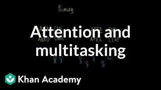 The spotlight model of attention and our ability to multitask  MCAT  Khan Academy [upl. by Angel997]