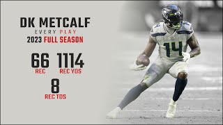 DK Metcalf Full Season Replay Every Target and Catch in the 2023 NFL Season [upl. by Kaufman]