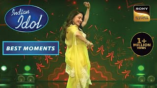 Indian Idol Season 13  Madhuri जी का quotCholi Ke Peechequot Song पर एक Special Dance  Best Moments [upl. by Naeloj409]