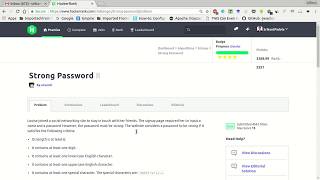 HackerRank  Strong Password Solution [upl. by Ormsby]