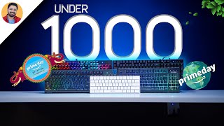 Top 3 Best Gaming Keyboard under 1000 of 2024  Best Gaming keyboards of 2024  Prime Day Sale [upl. by Calvin]