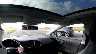 Seat Leon FR 18 TSI 180 vs Renault Clio IV RS 200 [upl. by Gnehp]