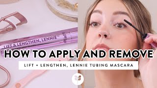 How to Apply and Remove Lift  Lengthen Lennie Tubing Mascara [upl. by Nahor]