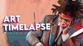 Basquiat ART Timelapse [upl. by Brady]