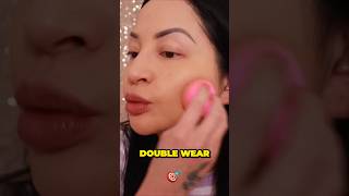 The secret to applying Estee Lauder Double Wear Foundation without looking cakey🎂❌ makeuptips [upl. by Hickey]