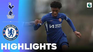 Chelsea vs Tottenham  Highlights  U18 Premier League 17022024 [upl. by Akinoj]