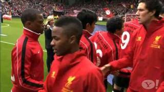 Suarez and Evra shake hands [upl. by Eizdnil215]