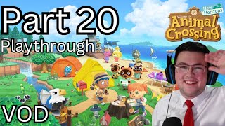 Animal Crossing New Horizons Full Playthrough  Part 20  Catching All The Fish in ACNH [upl. by Ahearn]