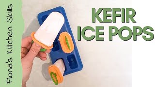 How to make delicious KEFIR ICE POPS  Fionas Food for Life [upl. by Dagnah]