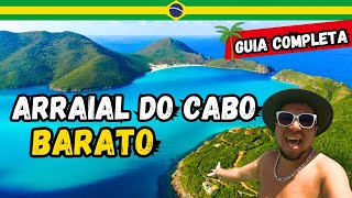 ARRAIAL DO CABO BARATO ✅GUIA COMPLETA ¿Que hacer ¿Como llegar‼️COSTOS‼️ EL CARIBE BRASILEÑO🇧🇷 [upl. by Ysnap837]