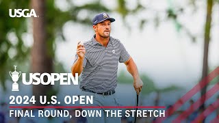 2024 US Open Highlights Final Round Down the Stretch at Pinehurst No 2 [upl. by Nitas]