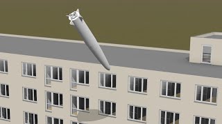 Kalibr vs Building  Iskander BastionP FOAB  Missile Damage 3D Model Simulation BCB [upl. by Ayanaj]