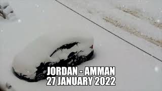 JORDAN  Snow Amman 2022 [upl. by Moynahan]