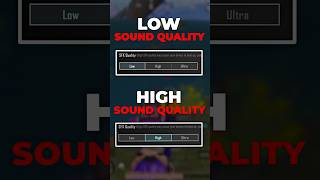 Low vs High vs Ultra Sound Quality  BGMI All New Basic amp Advance SETTINGSCONTROLS  BGMI [upl. by Gwennie]