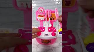 Satisfying with Unboxing amp Review Miniature Kitchen Set Toys Cooking Video  ASMR Videos [upl. by Ainotna]