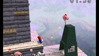 Super Smash Bros 64  VS Mode  Mario VS Kirby [upl. by Ntsyrk500]