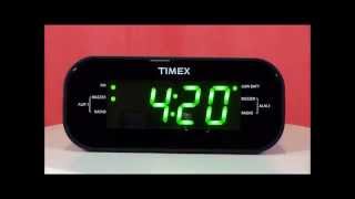 Timex T231G Large Display Dual Alarm Clock Radio [upl. by Ditmore]