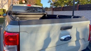 TRUXEDO TRUXPORT SOFT ROLL UP TONNEAU BED COVER REVIEW  FORD MAVERICK [upl. by Nilkcaj]